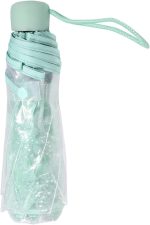 Plastic Transparent Folding Light Purple Cherry Flower Blossom Umbrella, Travel Clear Floral Rain Umbrella Outdoor Fashionable Windproof for Adult Kids Girls Princess Women - Image 2