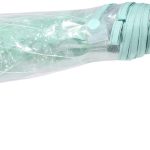Plastic Transparent Folding Light Purple Cherry Flower Blossom Umbrella, Travel Clear Floral Rain Umbrella Outdoor Fashionable Windproof for Adult Kids Girls Princess Women