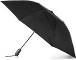 Reverse Close Folding  with Auto Open Close and Compact, Windproof Design, Black