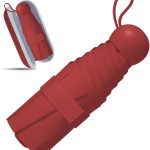 Mini Travel Folding Umbrella for Purse - UPF 50+ Sun & Rain UV Protection, Windproof Small Compact Lightweight Design Fits in Pocket or Bag, Portable Wallet Parasol for Commuter, Men Women Boys Girls