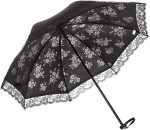 Vintage Lace Parasol, Women's Outdoor UV Sun Parasol Flower Embroidery Folding Umbrella, Lace Pattern for Small Umbrella Series Full of Feminine