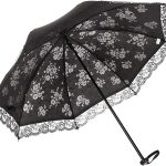 Vintage Lace Parasol, Women's Outdoor UV Sun Parasol Flower Embroidery Folding Umbrella, Lace Pattern for Small Umbrella Series Full of Feminine