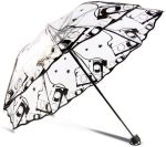 Protable Beautiful Romantic Rainy Rain Custom Foldable Raining Clear Transparent Umbrella - Image 2