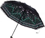 Vintage Lace Parasol Gothic Lolita Umbrella UV Sun Protection Witch Cosplay Photoshoot Props Party Dration - Image 2