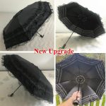 Vintage Lace Parasol Gothic Lolita Umbrella UV Sun Protection Witch Cosplay Photoshoot Props Party Dration - Image 2