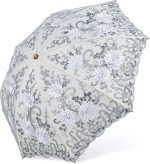 Lace Parasol Ultraviolet-Proof Folding Umbrella UPF50+ Vintage Flower Embroidery Umbrella for Wedding Party and Photo Shooting
